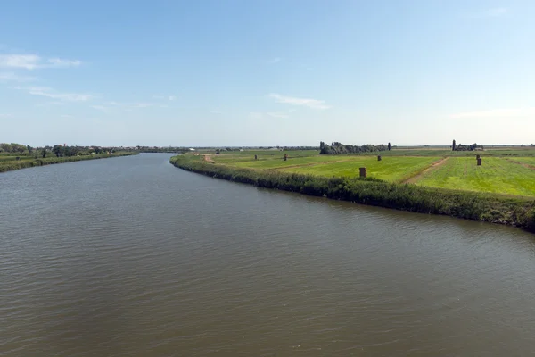 Valli di Comacchio (Itália) ) — Fotografia de Stock