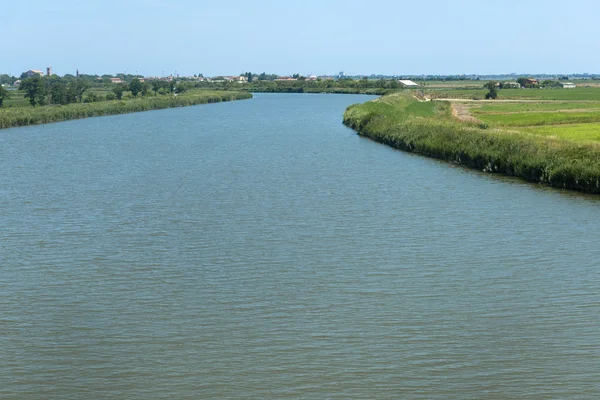 Valli di Comacchio (Itália) ) — Fotografia de Stock