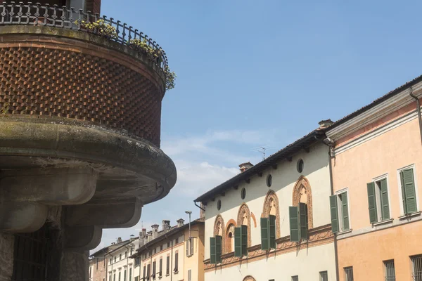 Soncino (Cremona, Itálie) — Stock fotografie
