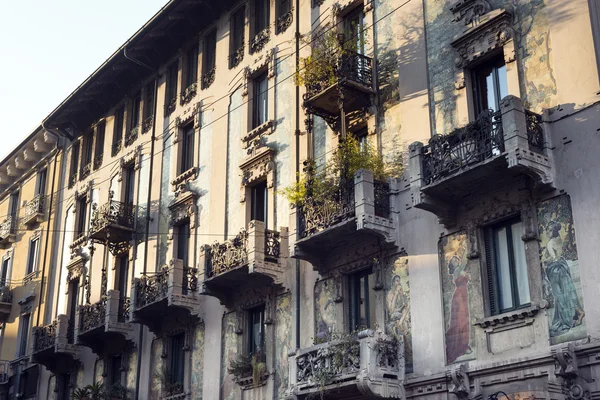 ミラノ、カサ部、リバティー スタイルの家 — ストック写真