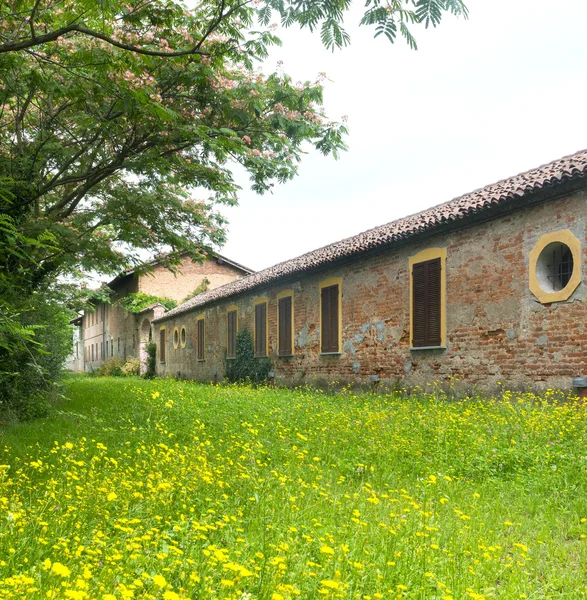 Rumah bersejarah di Naviglio Grande, Milan — Stok Foto