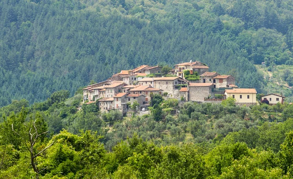 Regnano, oude dorp in Toscane — Stockfoto