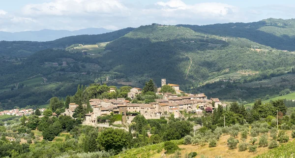 Montefioralle (chianti, Toscana) — Stockfoto
