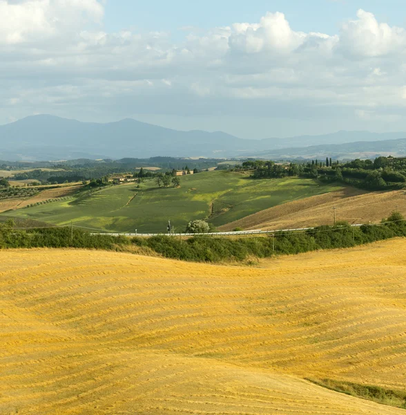 Creta Senesi (Toscana, Itália) ) — Fotografia de Stock