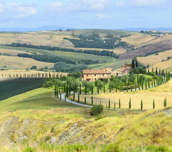 Crete senesi (Toskania, Włochy) — Zdjęcie stockowe