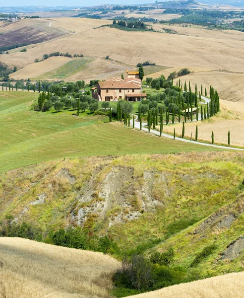 Crete senesi (Toscana, Olaszország) — Stock Fotó