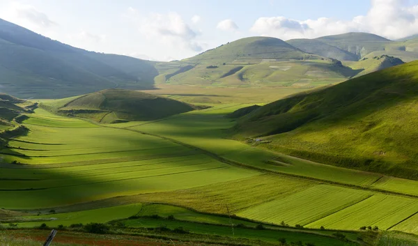 Piano Grande di Castelluccio (Италия) ) — стоковое фото