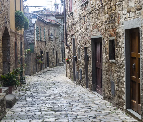 Montefioralle (chianti, Toskánsko) — Stock fotografie