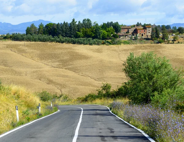 Creta Senesi (Toscana, Itália) ) — Fotografia de Stock