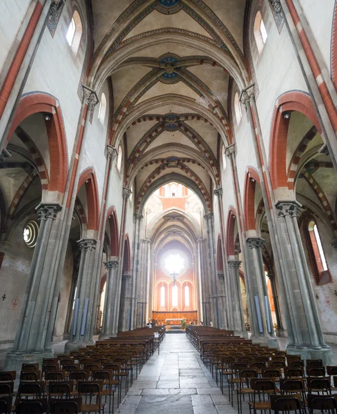 Vercelli, church of Sant'Andrea — Stock Photo, Image