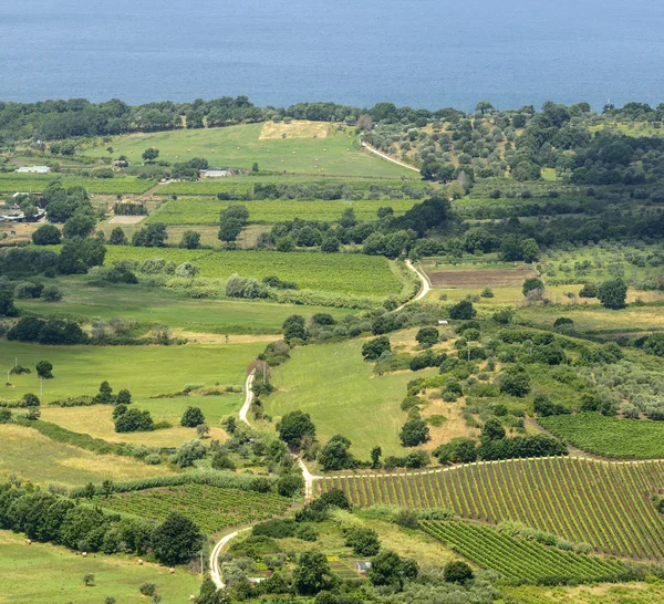 Jezero Bolsena od Montefiascone — Stock fotografie