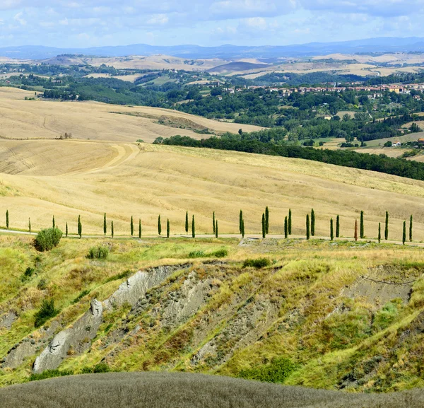 Crete senesi (Toskánsko, Itálie) — Stock fotografie