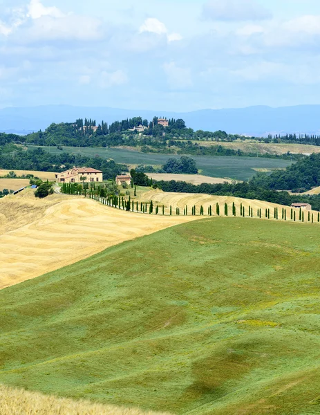 Crete senesi (Toskania, Włochy) — Zdjęcie stockowe