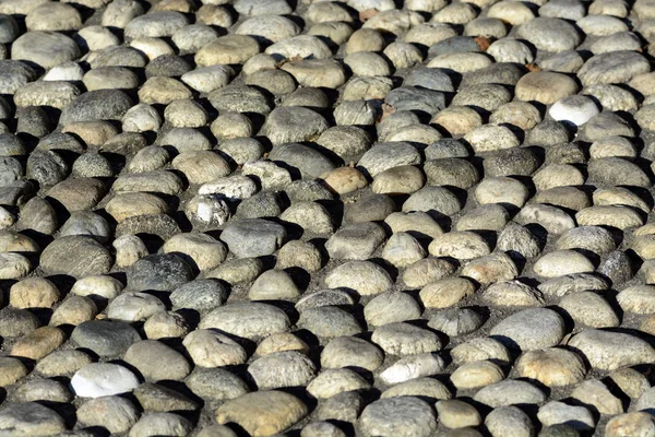 Cobbled paving (rizzada) — Stock Photo, Image