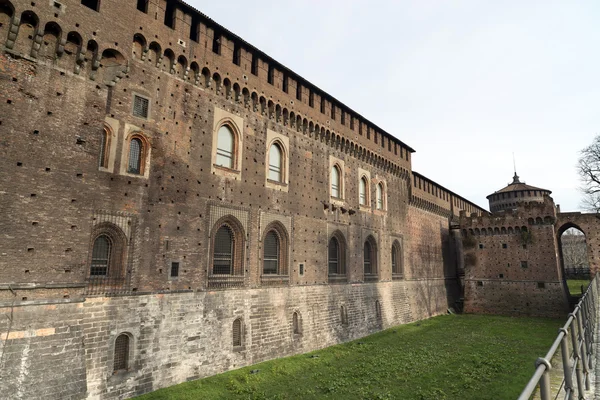 Μιλάνο (Ιταλία): Castello Sforzesco — Φωτογραφία Αρχείου