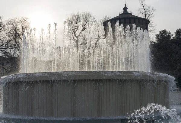 Mailand (Italien): castello sforzesco — Stockfoto