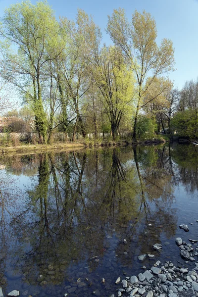 Monza Park: Lambro Nehri — Stok fotoğraf