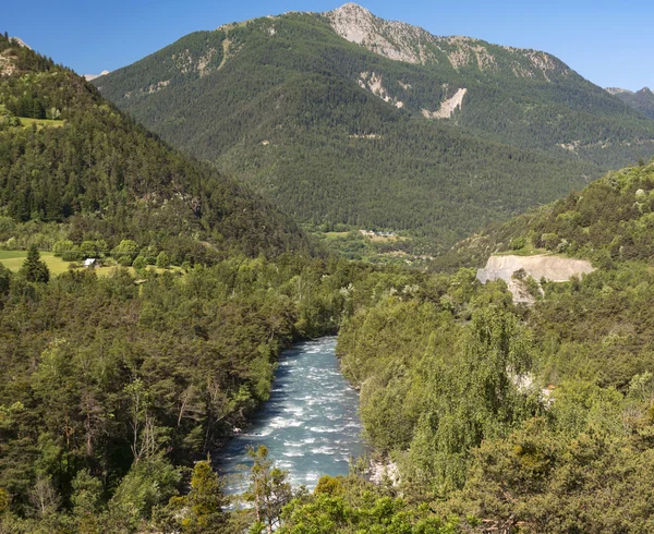 Vallée de l'Ubaye (Alpes françaises) ) — Photo