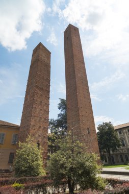 Pavia (Italy): historic towers clipart