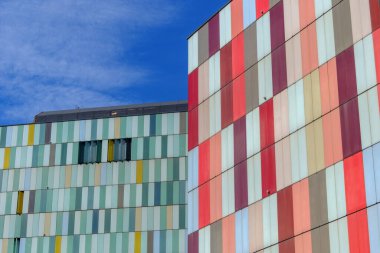 Milan, Lombardy, İtalya 'daki Bracco üzerinden modern ofis binaları