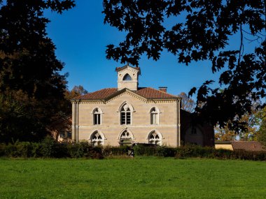 Monza Parkı, Brianza, Lombardy, İtalya, Ekim ayında.