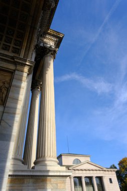 Milano, Lombardiya, İtalya 'da Arco della Pace olarak bilinen tarihi kemer.
