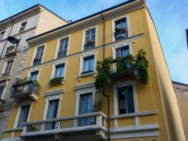 Milano, Lombardiya, İtalya 'daki Via Gherardini yakınlarındaki eski bir yerleşim yeri.