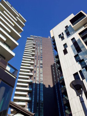 Modern buildings at Porta Nuova in Milan, Lombardy, Italy