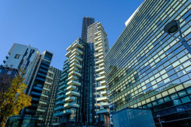 Modern buildings at Porta Nuova in Milan, Lombardy, Italy