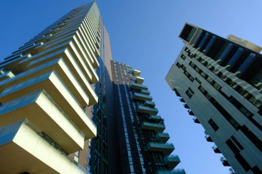 Modern buildings at Porta Nuova in Milan, Lombardy, Italy