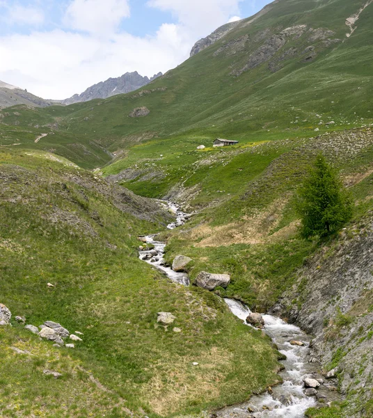 Berglandschaft im Piemont — Stockfoto