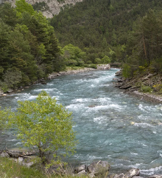 Ubaye rivier, Franse Alpen — Stockfoto