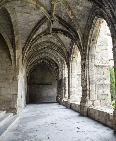 Narbonne (Frankrike), domkyrkan cloister — Stockfoto