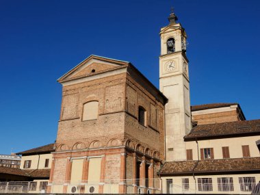 Milano, Lombardia, İtalya 'daki tarihi Santa Maria alla Fontana Kilisesi' nin dışı.