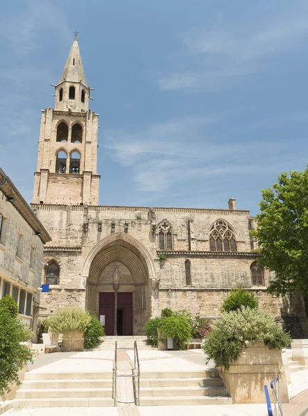 Montagnac (Francia), chiesa gotica — Foto Stock