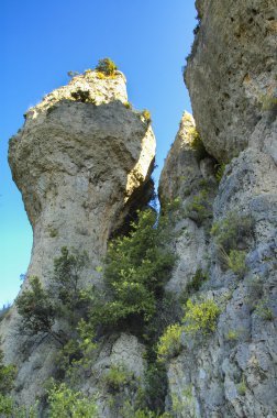 Moureze (Fransa): garip kayalar