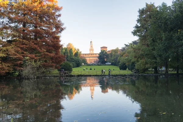 Milan (Italien) på hösten — Stockfoto