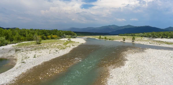 El río Durance en Provenza — Foto de Stock