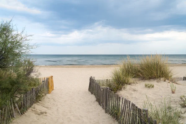 Spiaggia vicino Montpellier (Francia) ) — Foto Stock