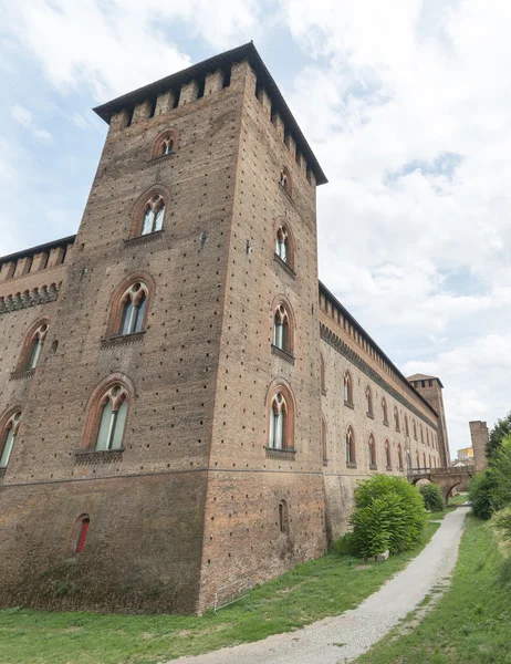 Παβίας (Ιταλία): μεσαιωνικό κάστρο — Φωτογραφία Αρχείου