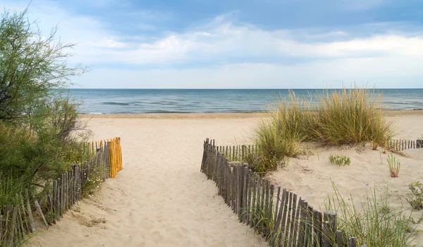 Spiaggia vicino Montpellier (Francia) ) — Foto Stock