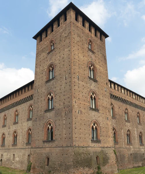 Pavía (Italia): castillo — Foto de Stock