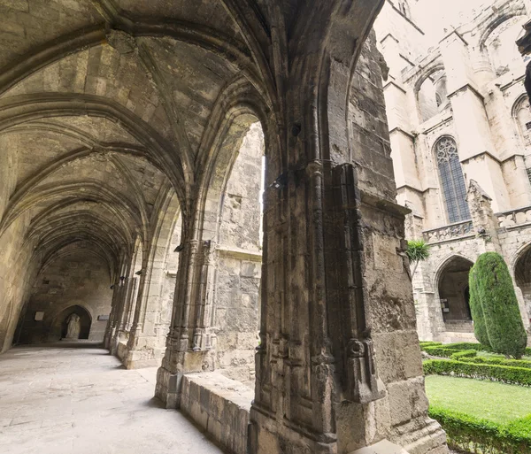 Narbonne (France), cathedral cloister — Stock Photo, Image