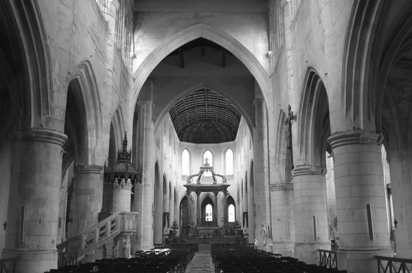 Saintes (France), church interior — Stock Photo, Image