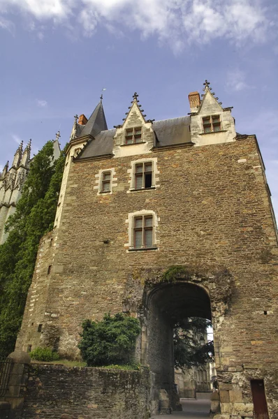 Nantes (Frankrike): gotiska byggnader — Stockfoto