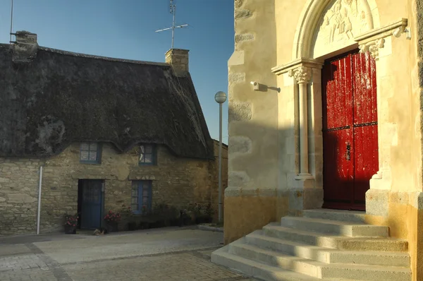 Camoel, oude dorp in Bretagne — Stockfoto