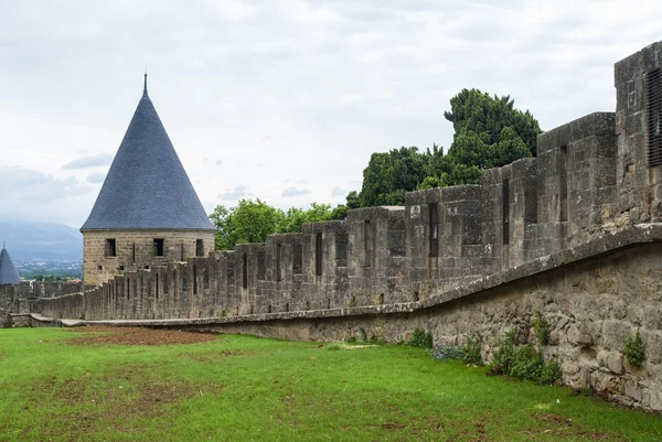 Carcassonne (Francja), ściany — Zdjęcie stockowe