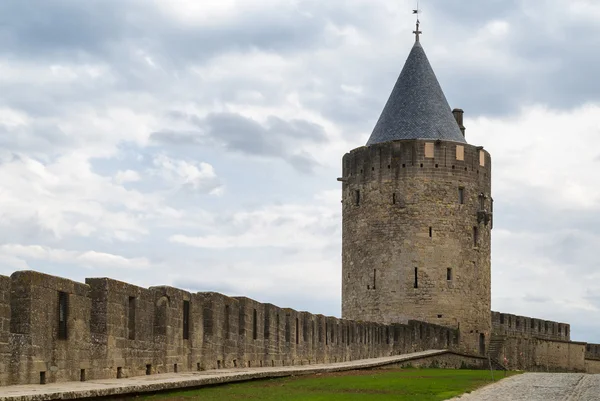 Carcassonne (Frankreich), die Mauern — Stockfoto