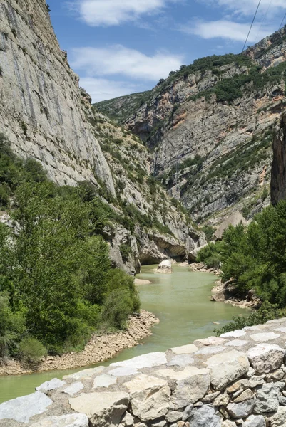 Noguera (Catalunya), river — Stockfoto