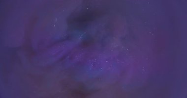 Vapor art explosion. Blur fume. Purple violet mist ink blow background. Sparkling smog color haze blend spill abstract cosmic texture.